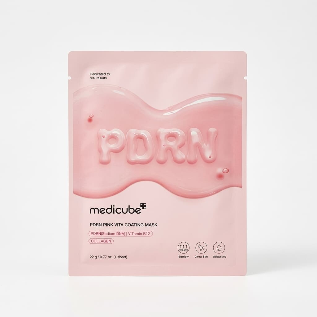 Medicube PDRN Pink Vita Coating Mask - Mascarilla de Hidrogel imagen 4